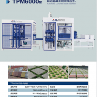 特牌机械砖机TPM6000全自动砌块成型机