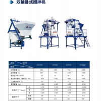 双轴卧式搅拌机750