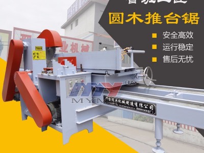 茂业全自动圆木推台锯、原木推台锯板机图2