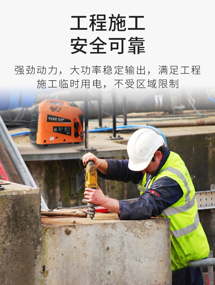 维度汽油发电机家用小型1500W静音变频房车户外野营便携图4