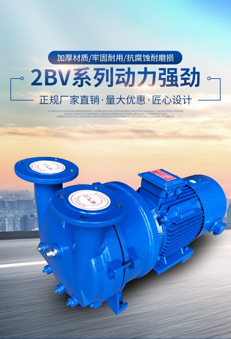 淄博博山2BV系列水环式真空泵工业用高真空水循环真空泵压缩机图5