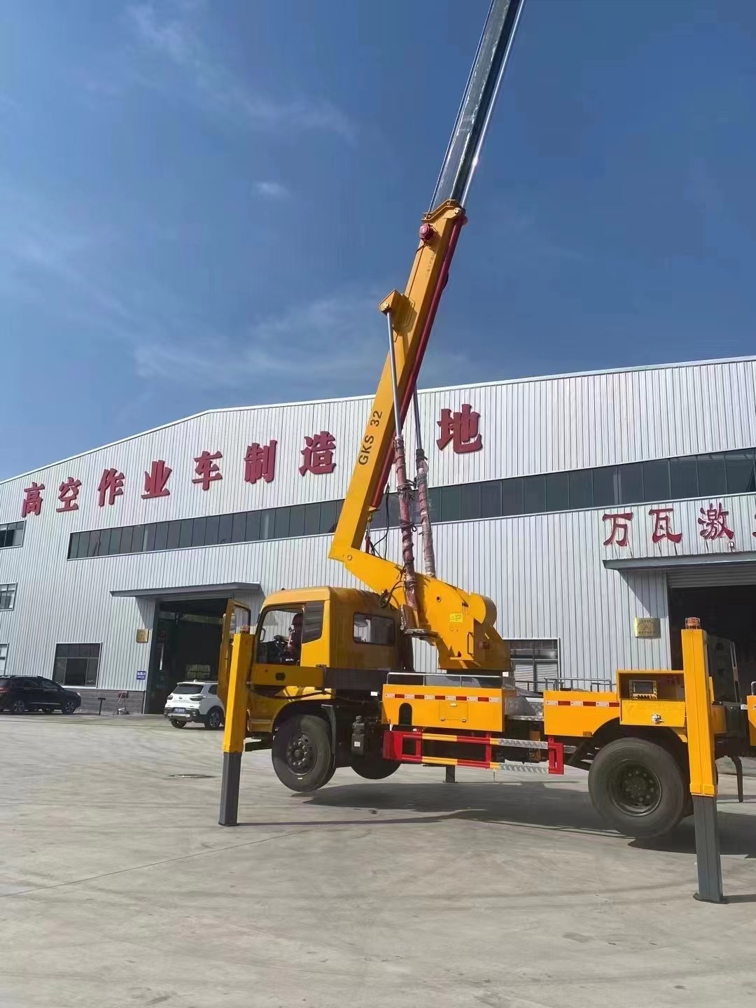 江铃顺达23米，25米，27米伸缩臂式高空作业车图4