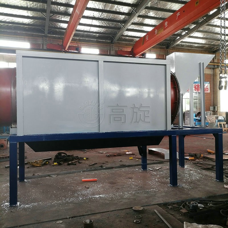 机油滤芯破碎料编织筛网单层无轴螺旋滚筒筛带入料仓图2