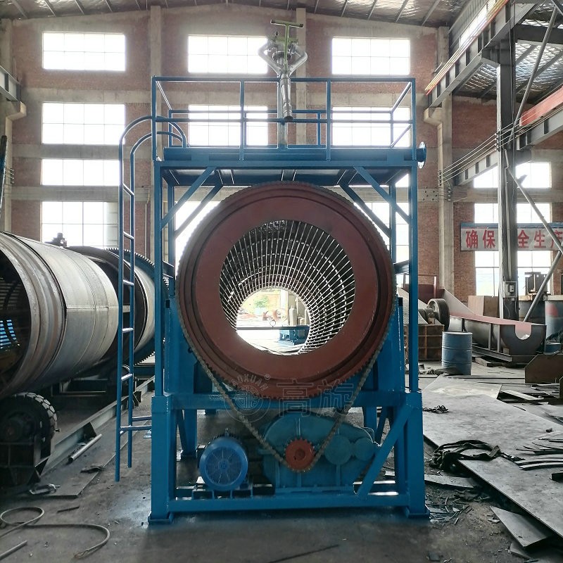 普钢无轴冲孔板滚筛机可定做 不锈钢滚筒筛 湿沙大小分级筛分机图3