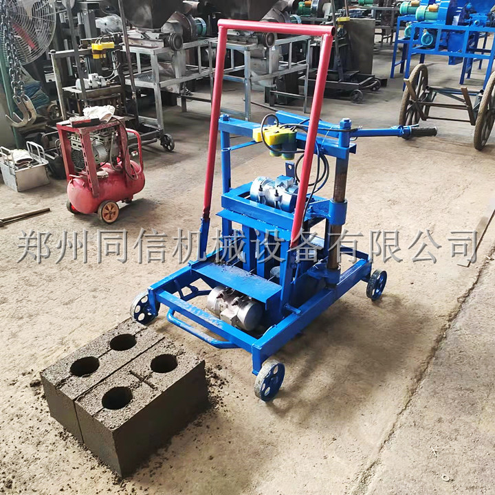 小型水泥空心制砖机 移动水泥空心制砖机图2