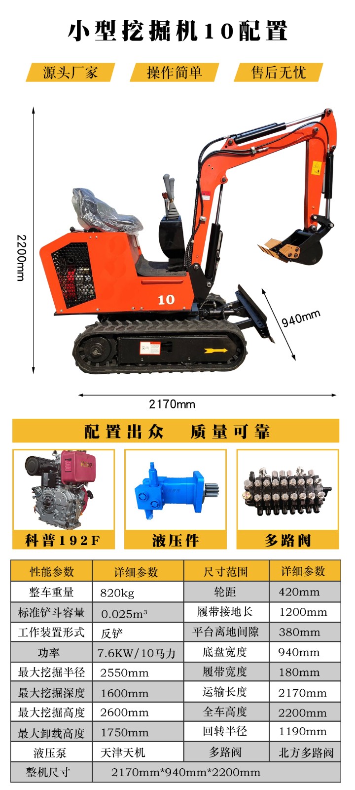 微型挖掘机 小型挖掘机 轮式挖掘机图2