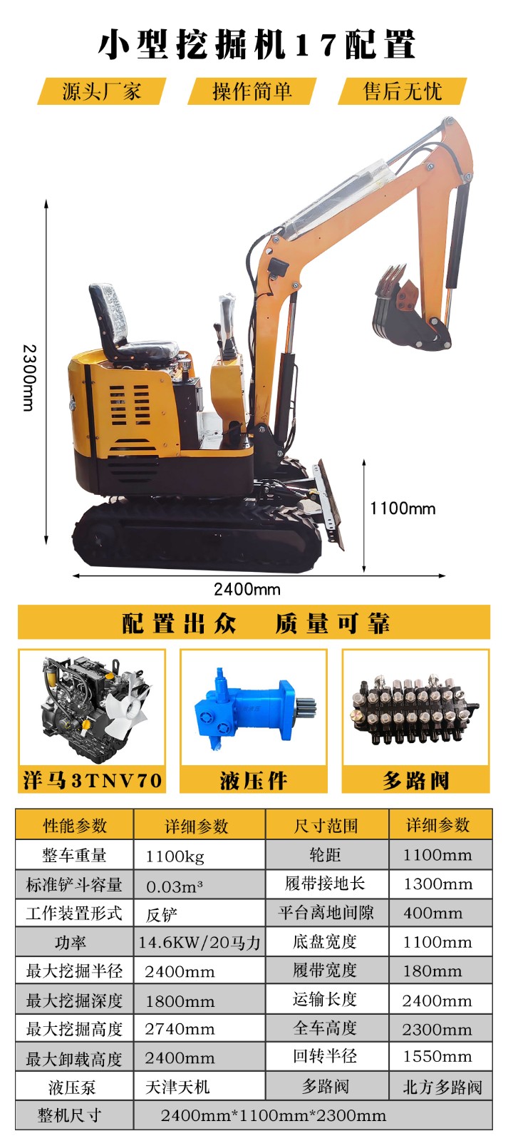 微型挖掘机 小型挖掘机 轮式挖掘机图7