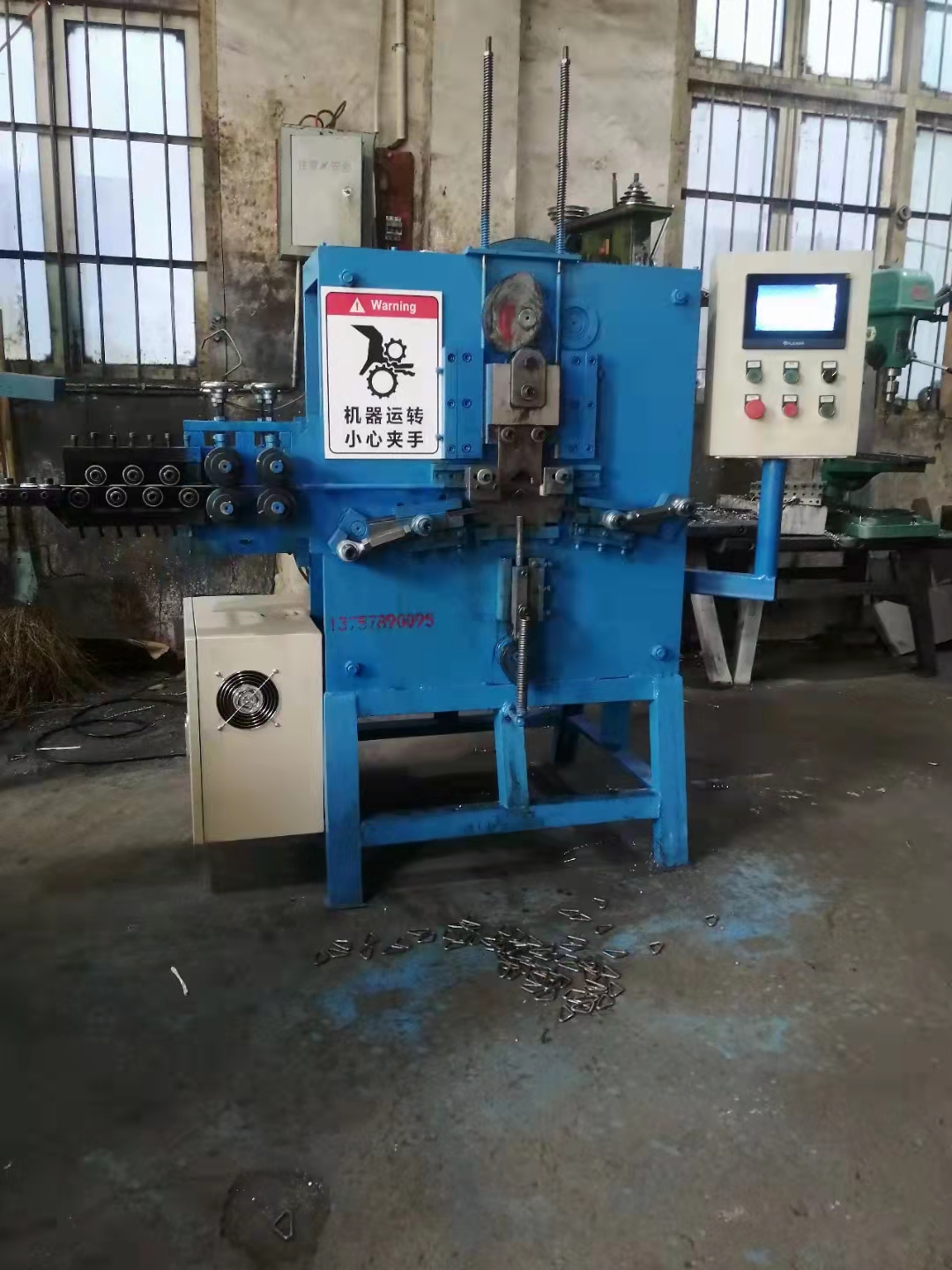 电脑伺服打扣机液压打扣机铁线成型机图3