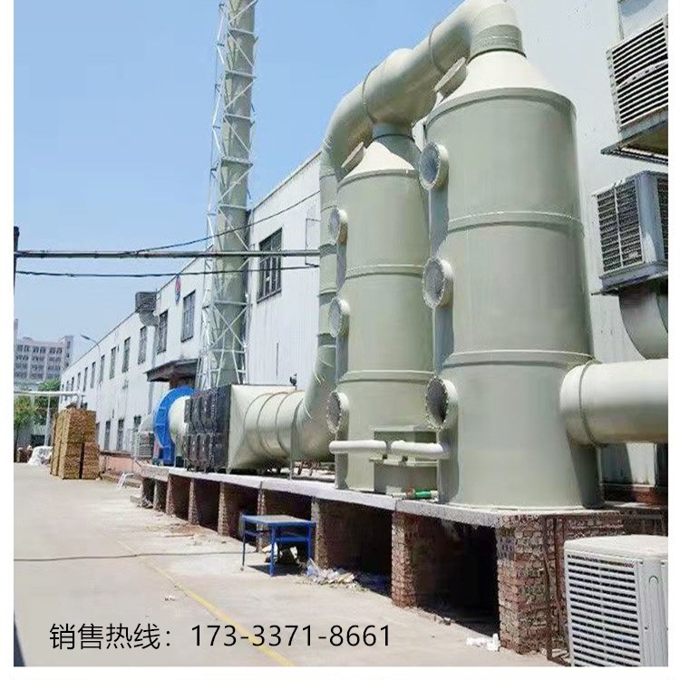 PP喷淋塔废气环保型处理设备喷漆酸雾除尘洗涤净化塔图4
