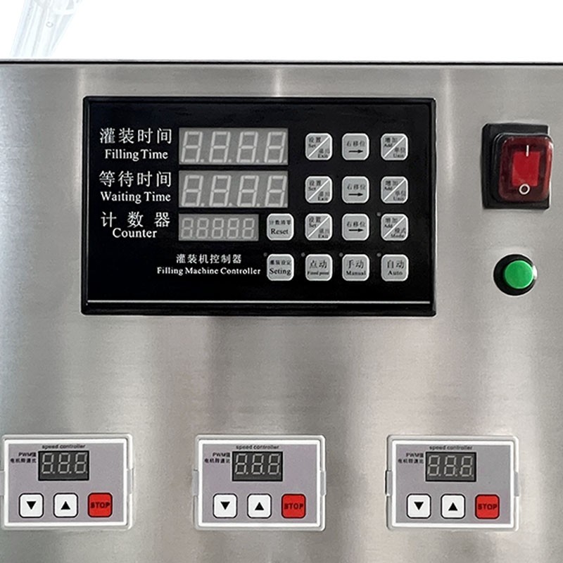 半自动蠕动泵液体定量灌装机指甲油强酸碱化工液体灌装机图3