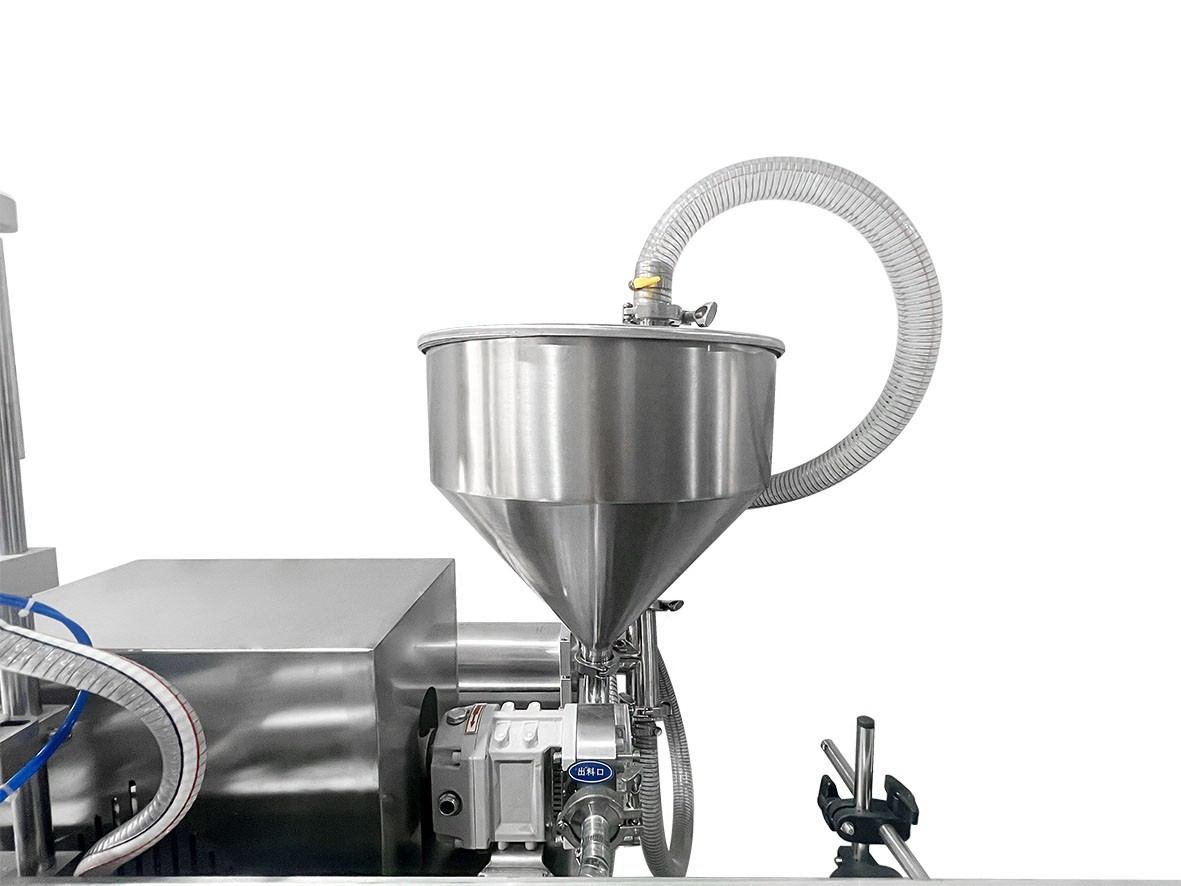全自动大流量蜂蜜凝胶面霜番茄酱膏体灌装机图2