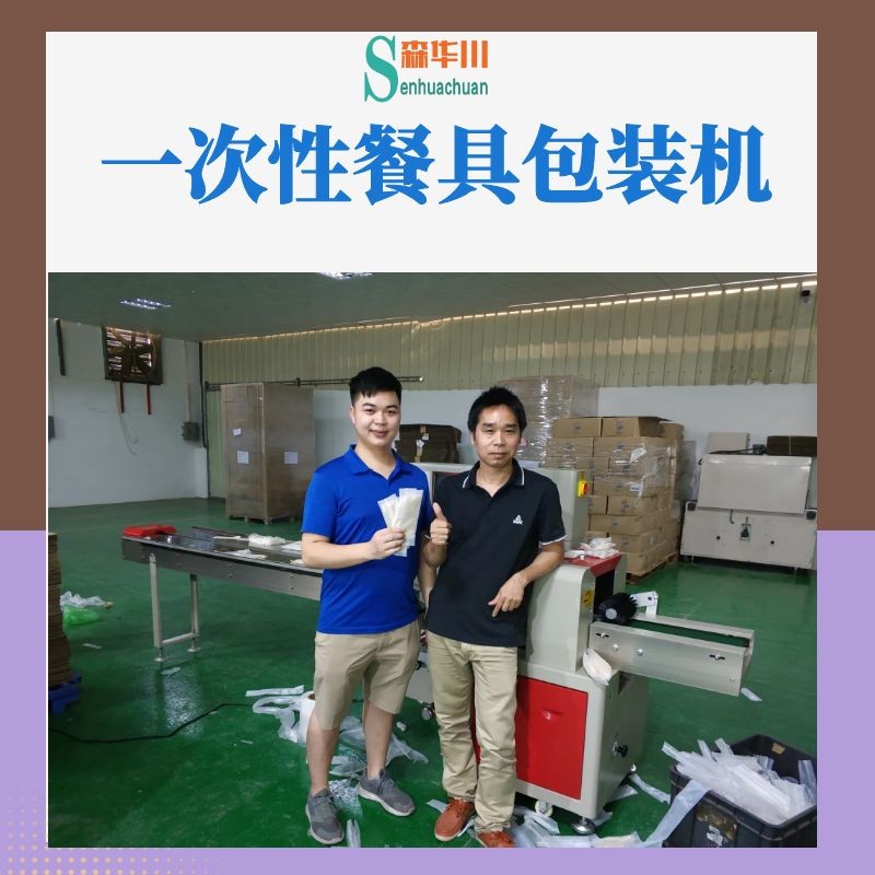 佛山市森华川一次性筷子勺子纸巾包装机图2