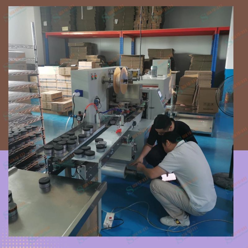 广东佛山森华川龙珠手工皂热收缩包装机图3