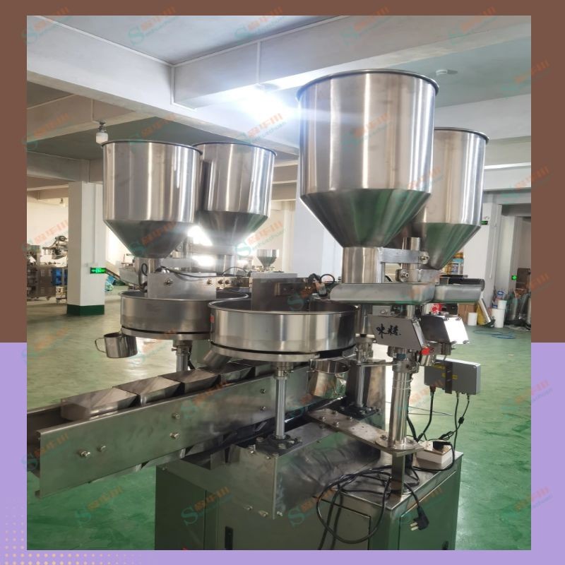 广东佛山森华川量杯式鱼料包装机图6