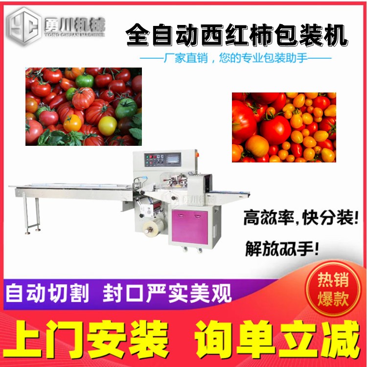 勇川机械全自动YC-250番茄包装机
