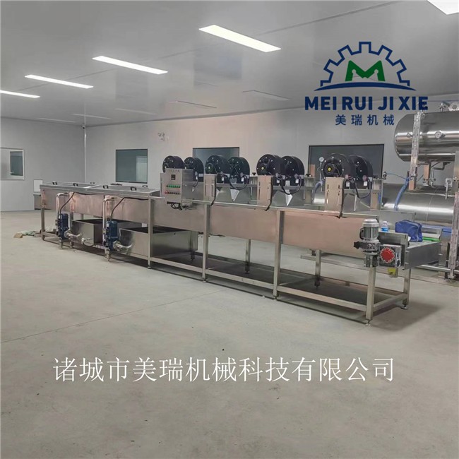 花椒清洗流水线 包装袋清洗风干流水线 全自动蔬菜清洗机图2