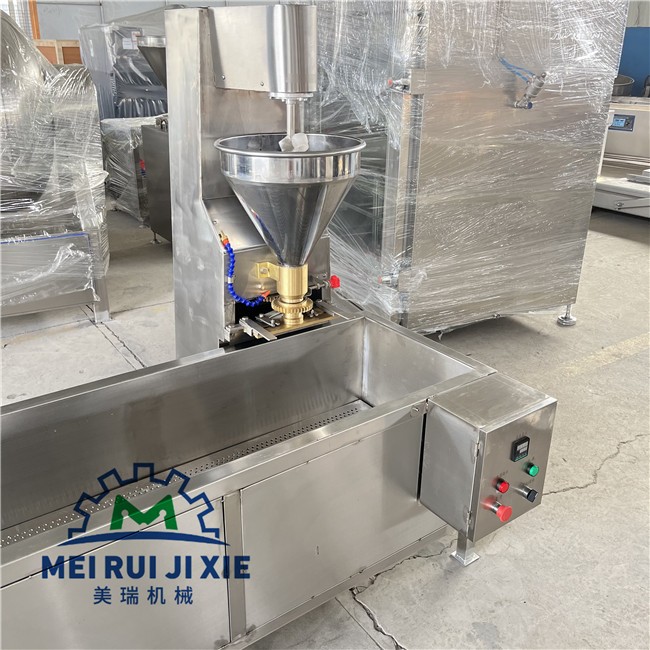 蒸汽丸子蒸煮流水线 小型鱼丸生产线 新疆肉丸加工成套设备图2