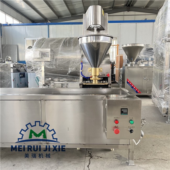 蒸汽丸子蒸煮流水线 小型鱼丸生产线 新疆肉丸加工成套设备图3
