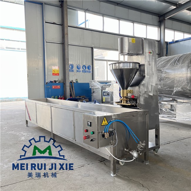 实心肉丸加工生产线 撒尿牛肉加工成套设备 全自动丸子成型机图2