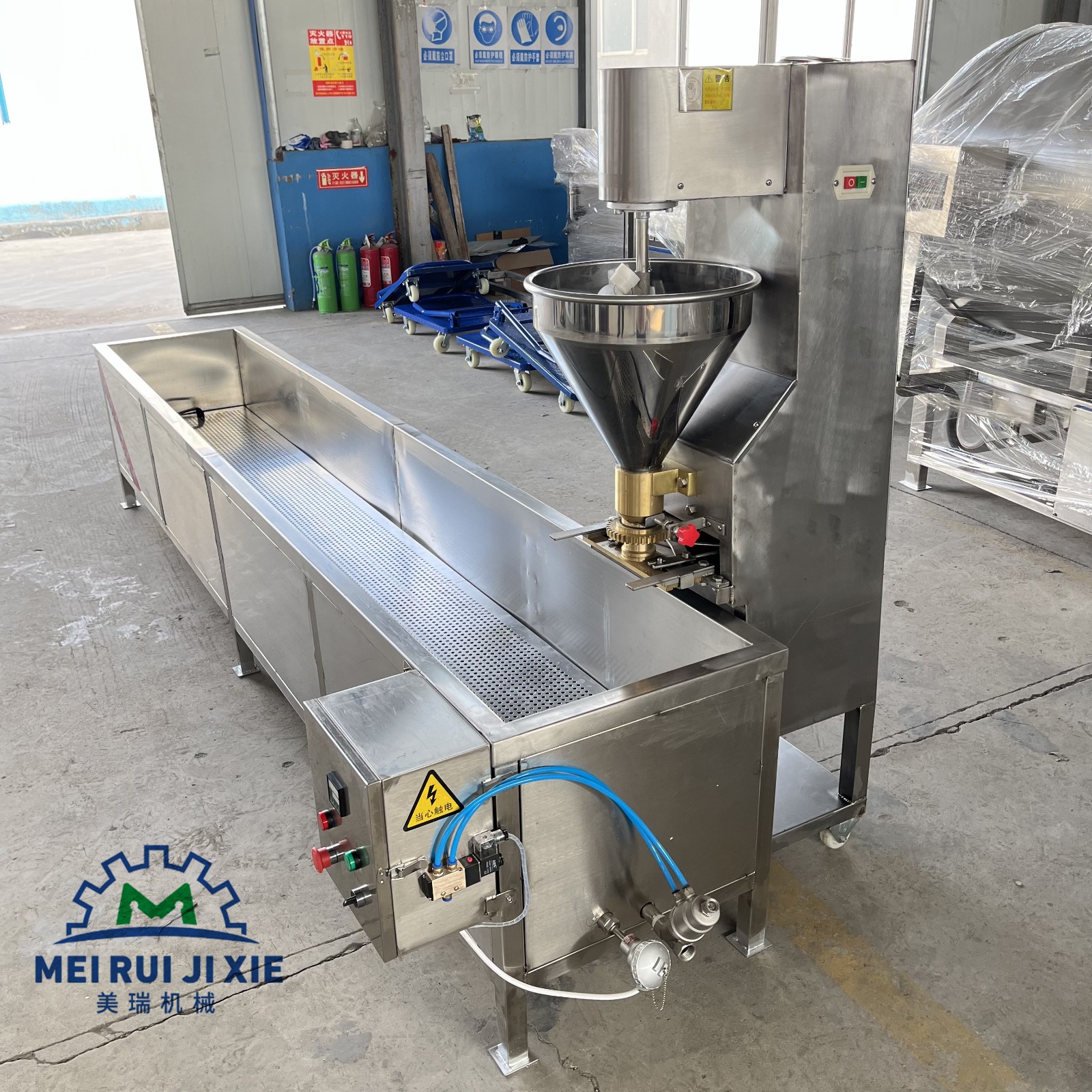 实心肉丸加工生产线 撒尿牛肉加工成套设备 全自动丸子成型机图3