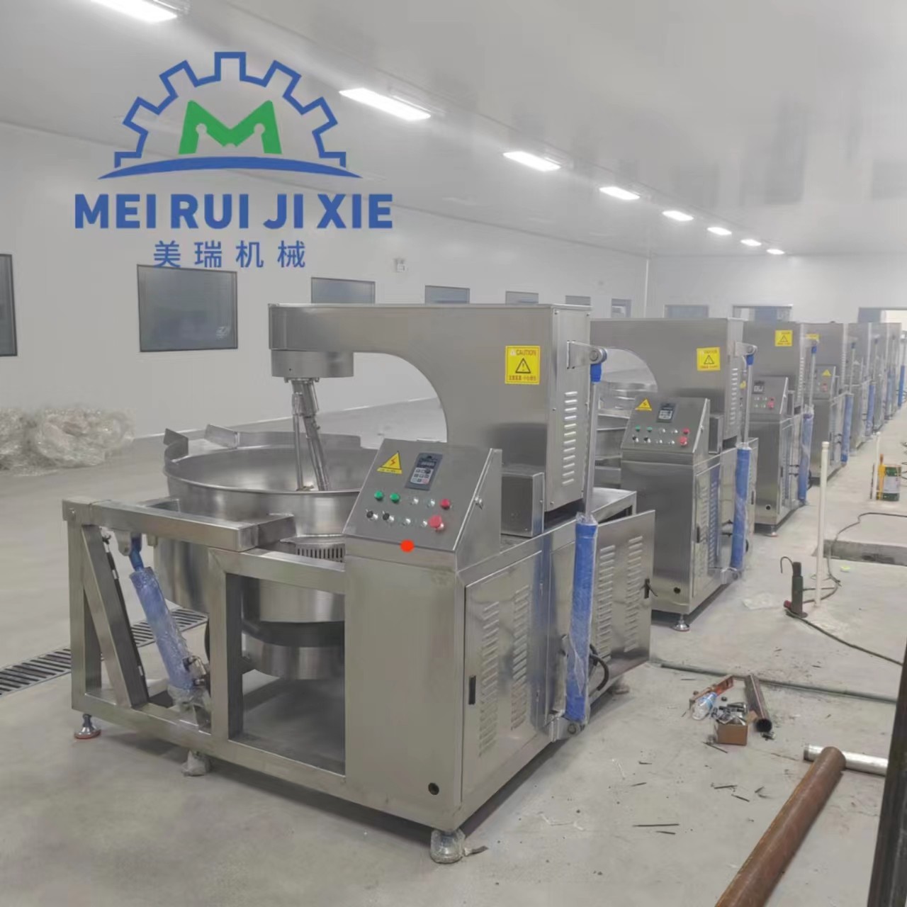 商用刮底搅拌炒锅  豆瓣酱刮底搅拌炒锅 夹层锅设备生产厂家图6
