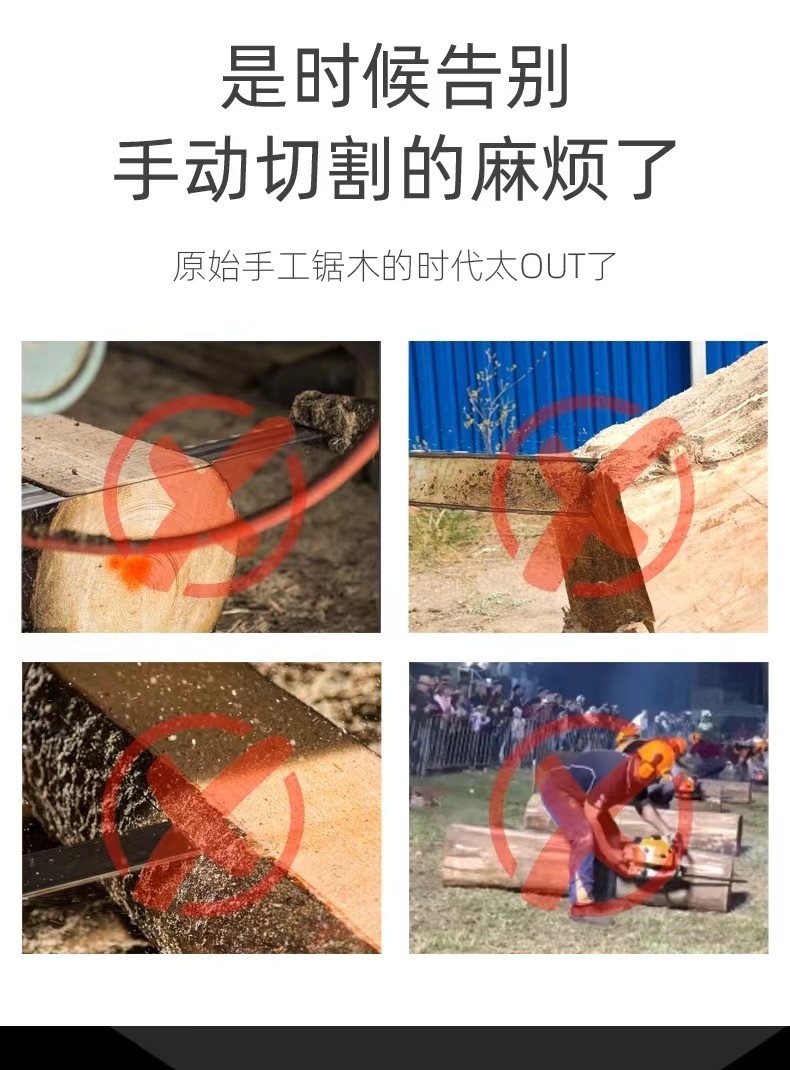 圆木多片锯圆木开条锯履带式多片锯木工机械图6