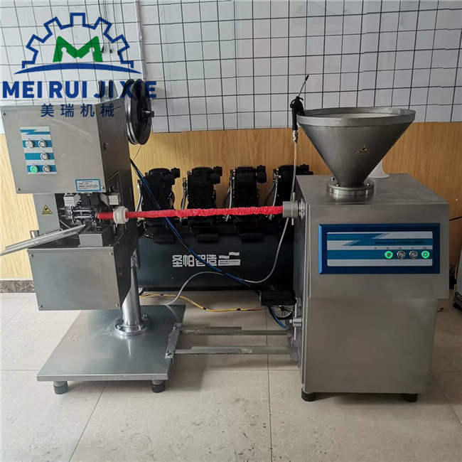 火腿肠加工成套设备 腊肠加工生产线 全自动灌肠打卡一体机图2