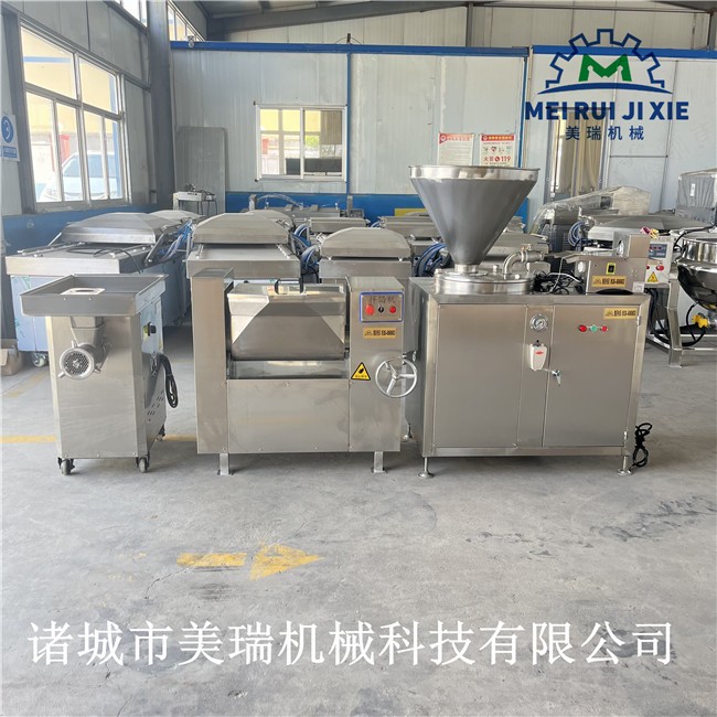 火腿肠加工成套设备 腊肠加工生产线 全自动灌肠打卡一体机图6