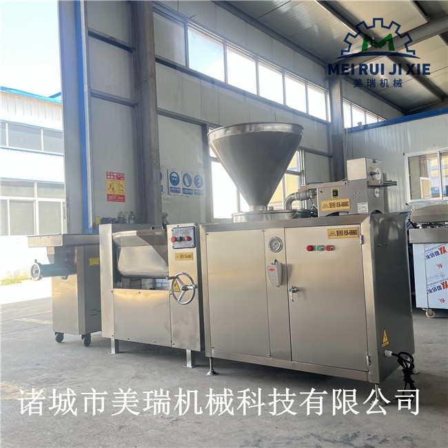 小型红肠加工生产线 蒜蓉肠加工成套设备 火腿肠灌肠打卡机图3