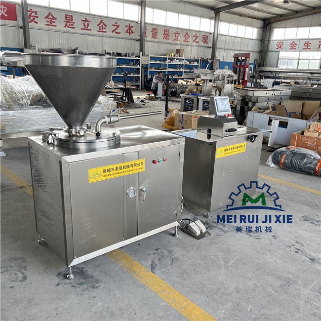 小型红肠加工生产线 蒜蓉肠加工成套设备 火腿肠灌肠打卡机图4