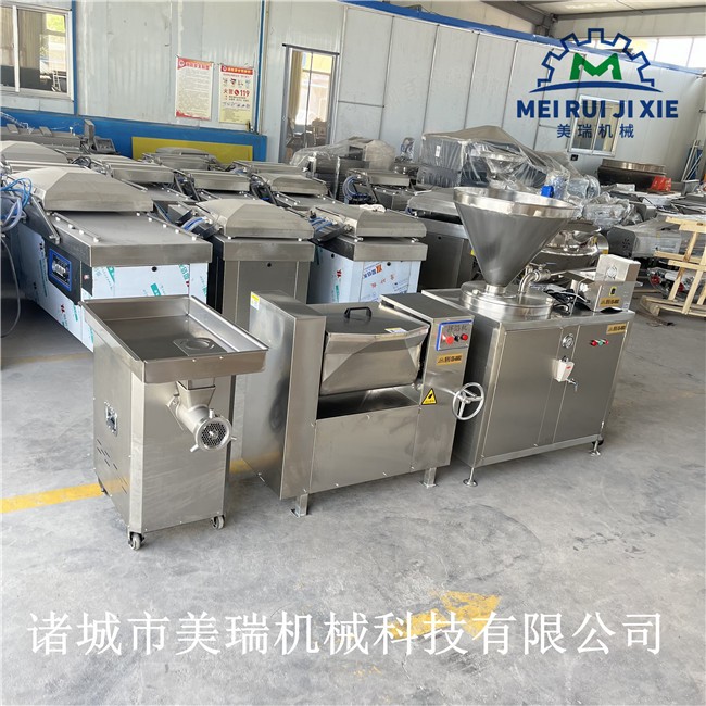 全自动火腿肠加工设备 猪肉香肠加工流水线美瑞生产图3