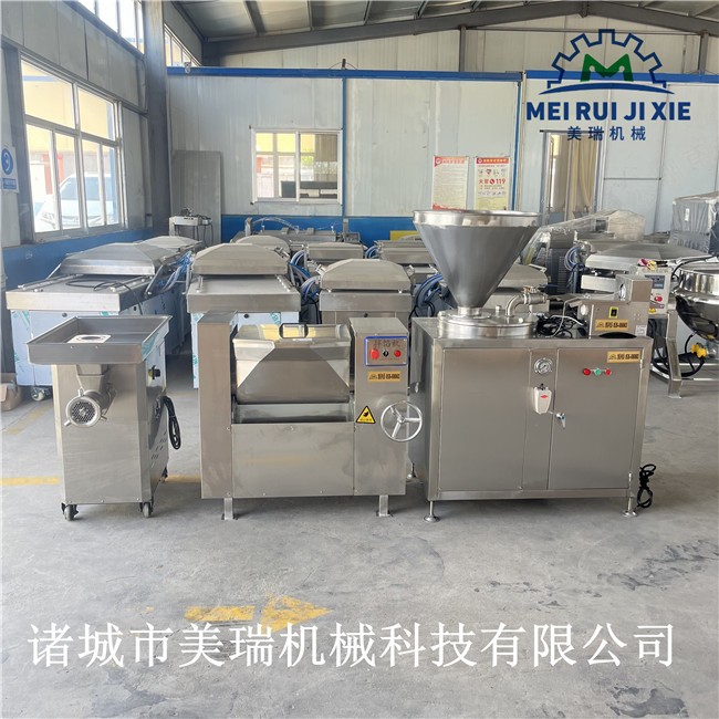 全自动液压灌肠机 多功能灌肠生产线 连续式灌肠打卡一体机图2