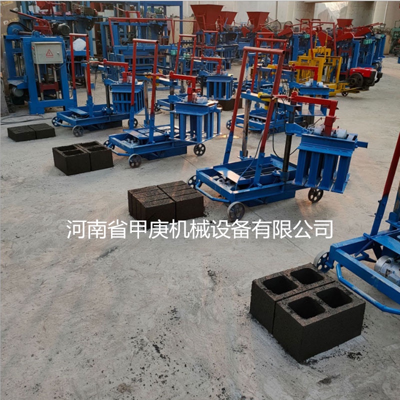 砌块制造机半自动空心混凝土水泥制砖机械摊铺路面成型机图2